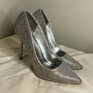 Silver  Bling Azalea Wang Pumps